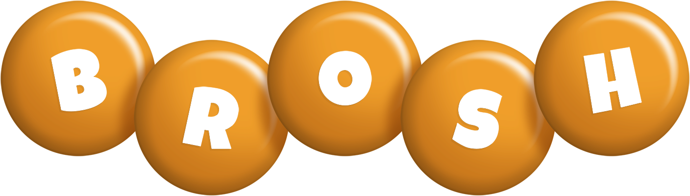 Brosh candy-orange logo