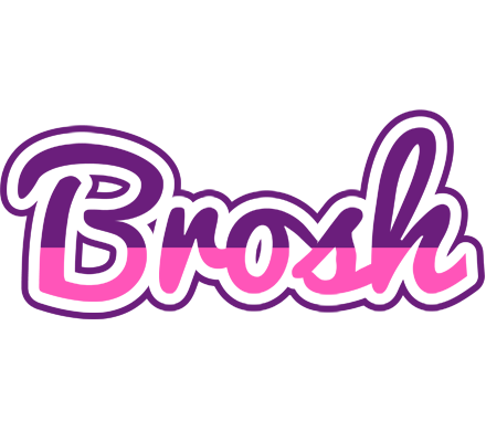 Brosh cheerful logo
