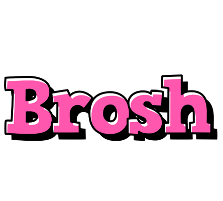 Brosh girlish logo