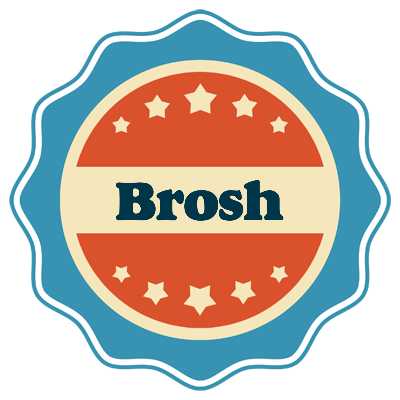 Brosh labels logo