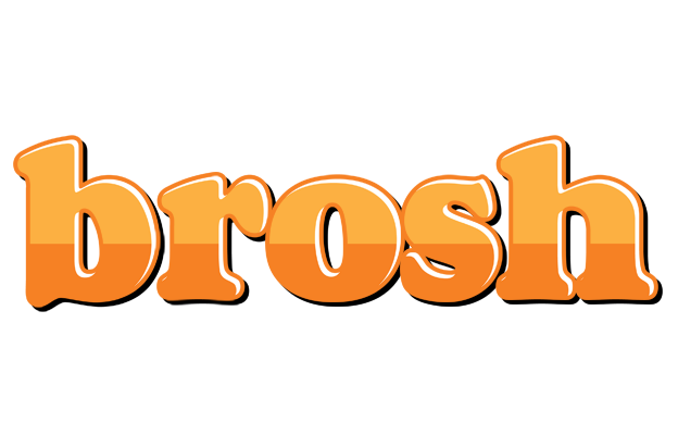 Brosh orange logo