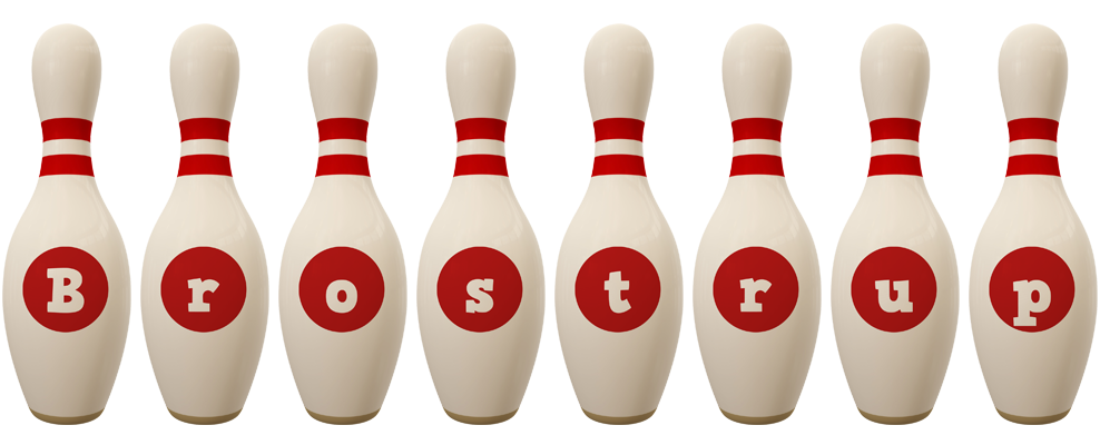 Brostrup bowling-pin logo