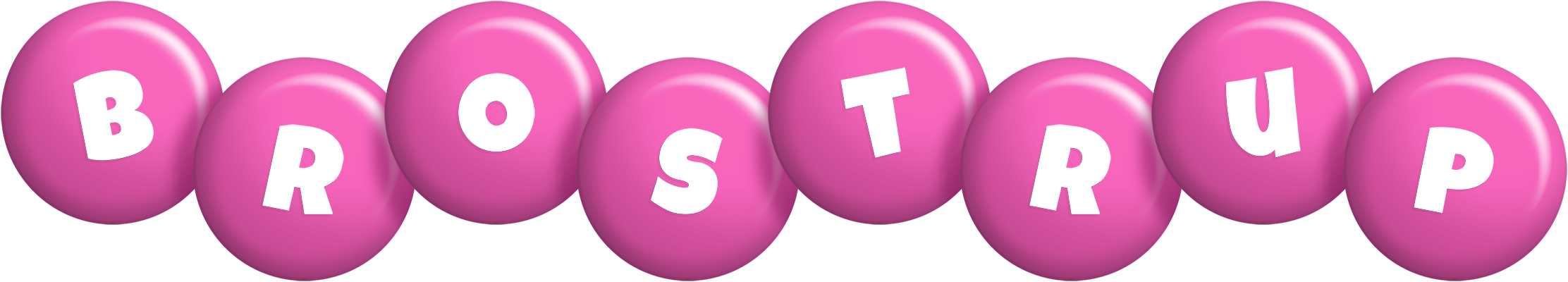 Brostrup candy-pink logo