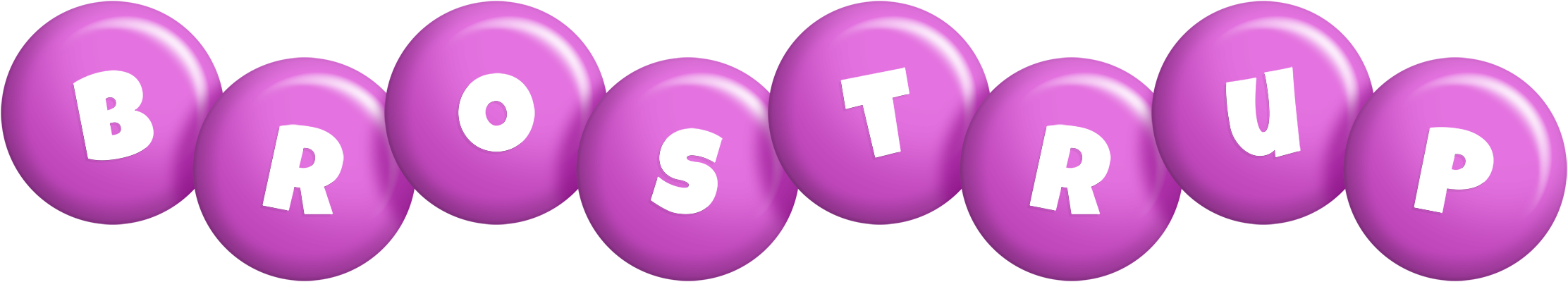 Brostrup candy-purple logo