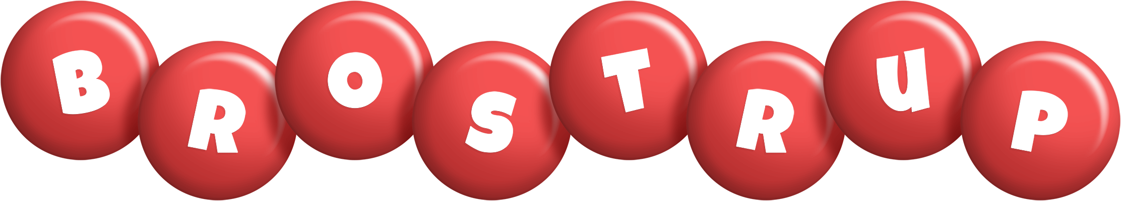 Brostrup candy-red logo