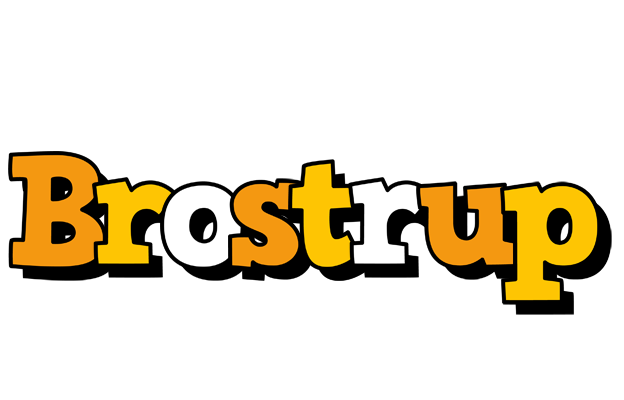 Brostrup cartoon logo