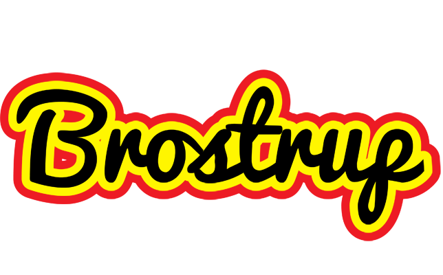 Brostrup flaming logo