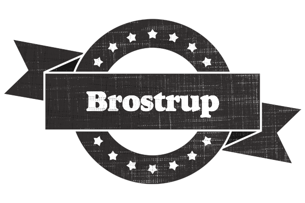 Brostrup grunge logo