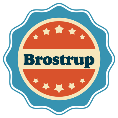 Brostrup labels logo