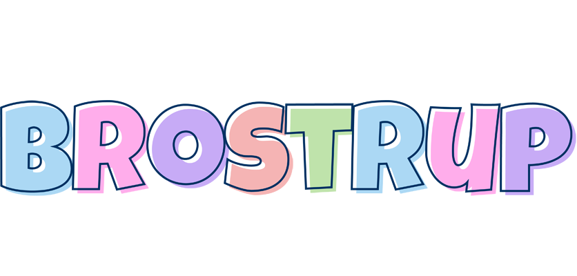 Brostrup pastel logo