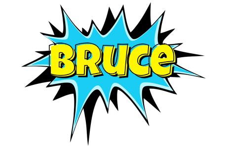 Bruce amazing logo