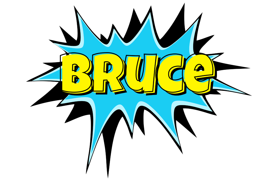 Bruce amazing logo