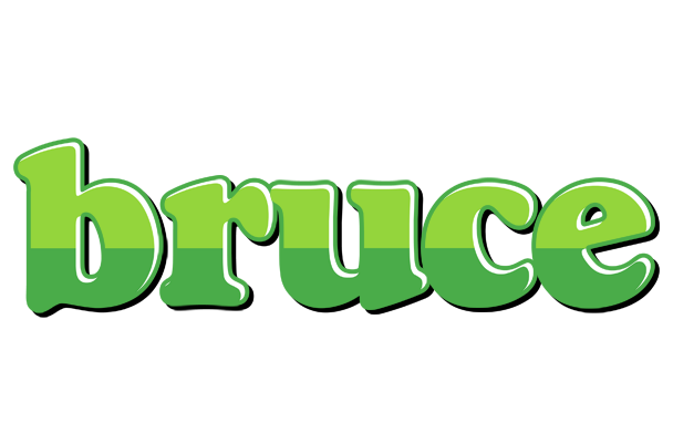 Bruce apple logo