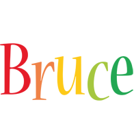 Bruce birthday logo