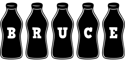 Bruce bottle logo