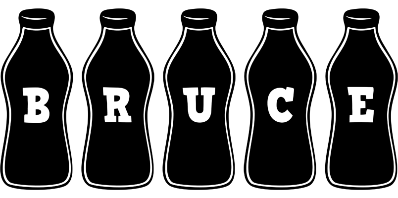 Bruce bottle logo