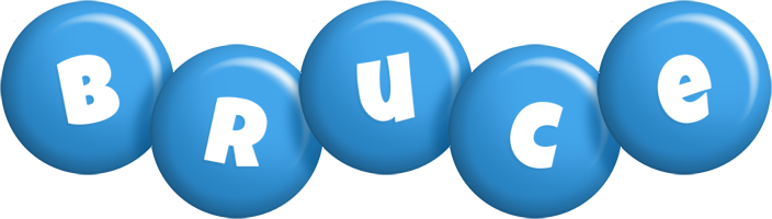 Bruce candy-blue logo