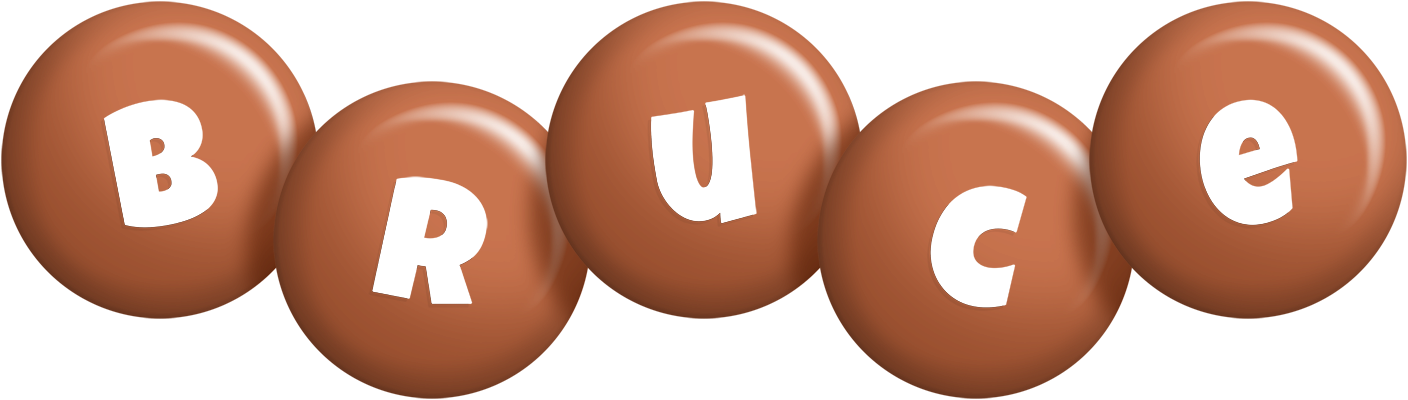 Bruce candy-brown logo