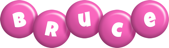 Bruce candy-pink logo