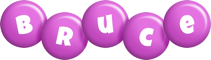 Bruce candy-purple logo