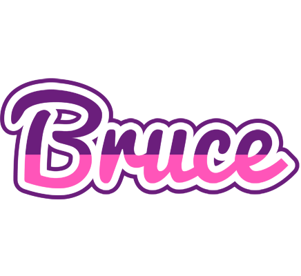 Bruce cheerful logo