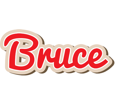 Bruce chocolate logo