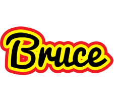 Bruce flaming logo