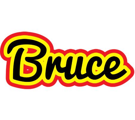 Bruce flaming logo