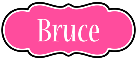 Bruce invitation logo