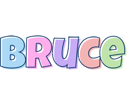 Bruce pastel logo