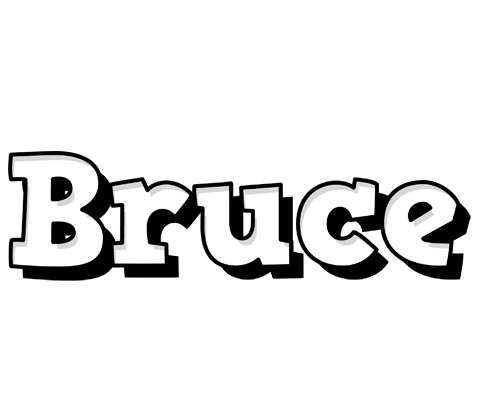 Bruce snowing logo