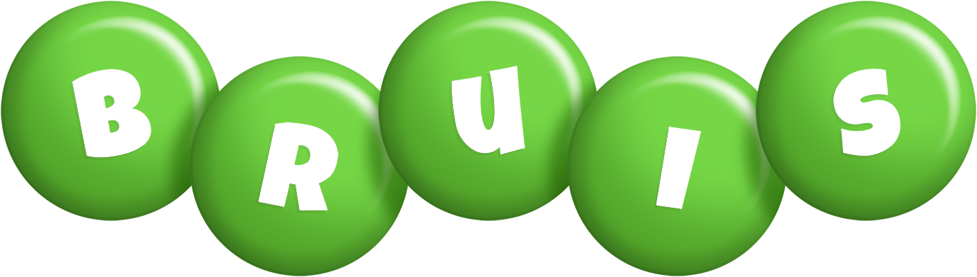 Bruis candy-green logo