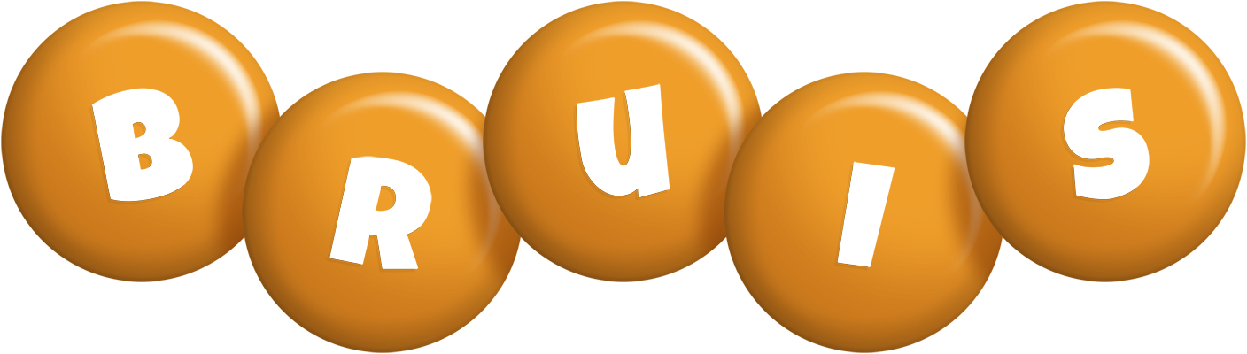 Bruis candy-orange logo