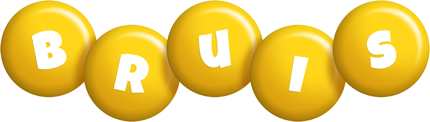 Bruis candy-yellow logo