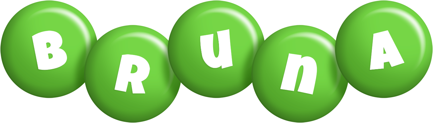 Bruna candy-green logo