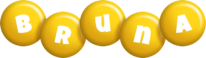 Bruna candy-yellow logo