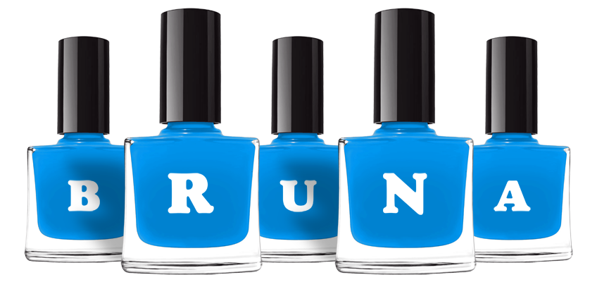 Bruna glossy logo