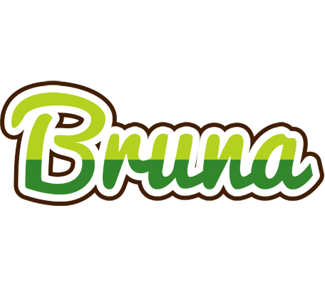 Bruna golfing logo