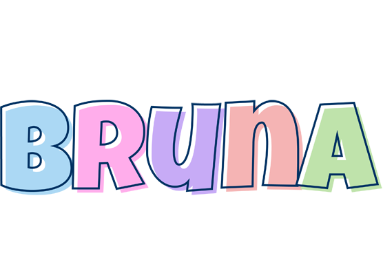 Bruna pastel logo
