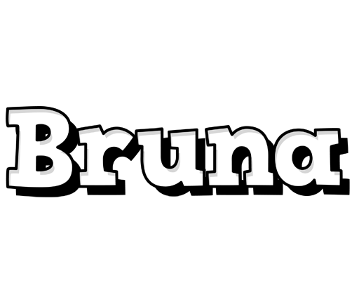 Bruna snowing logo