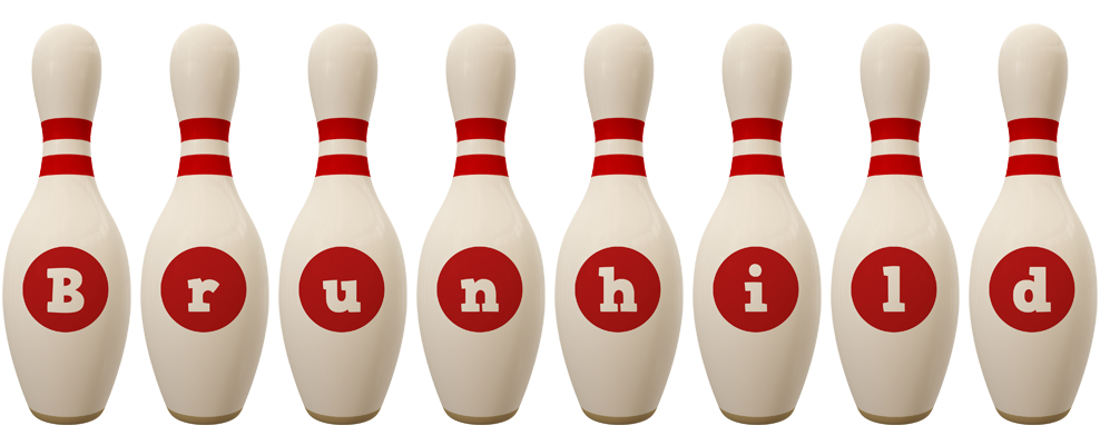 Brunhild bowling-pin logo