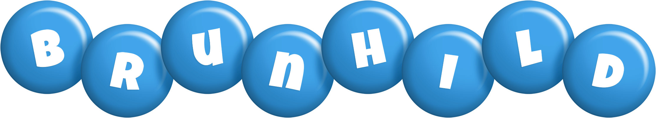 Brunhild candy-blue logo