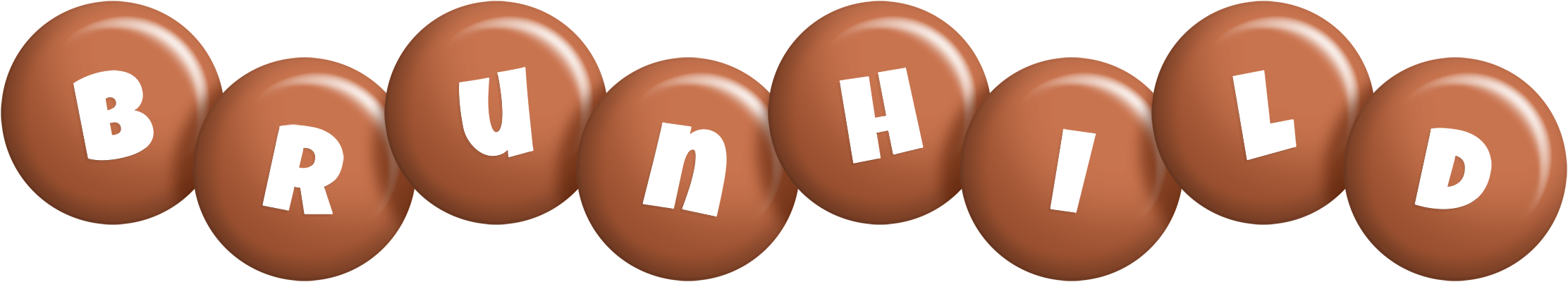 Brunhild candy-brown logo