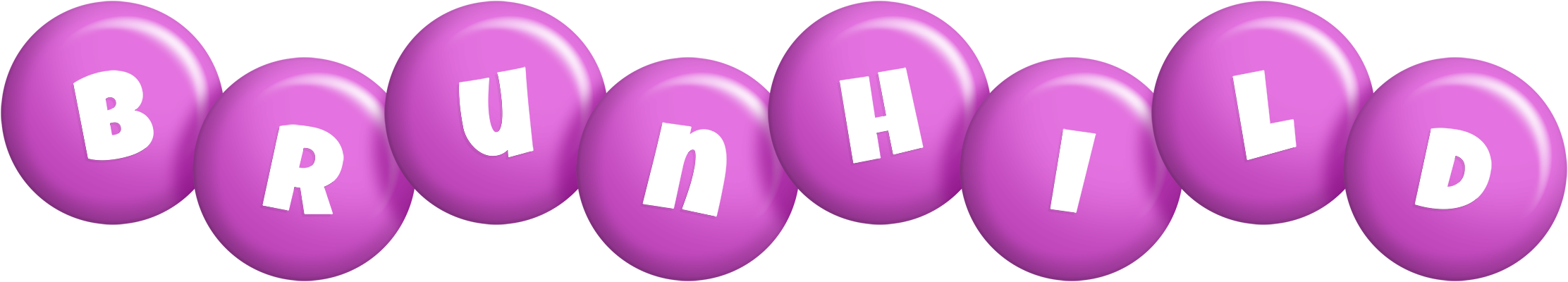 Brunhild candy-purple logo