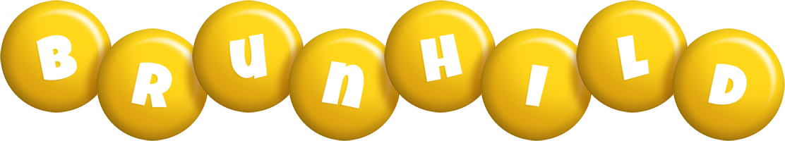 Brunhild candy-yellow logo