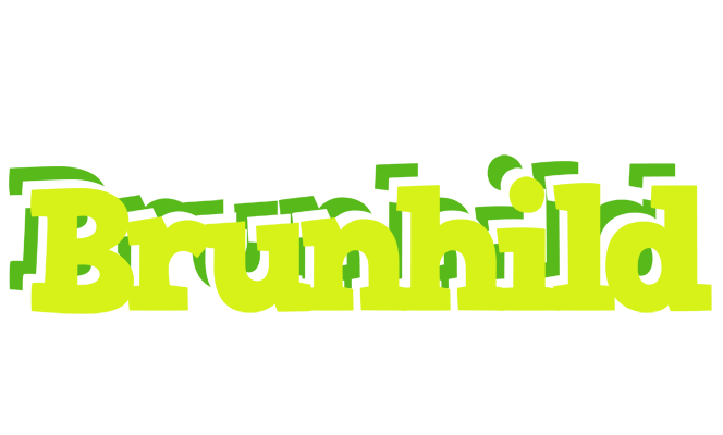 Brunhild citrus logo