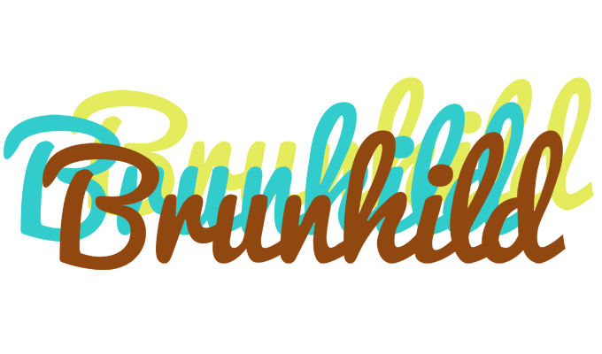 Brunhild cupcake logo