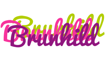 Brunhild flowers logo