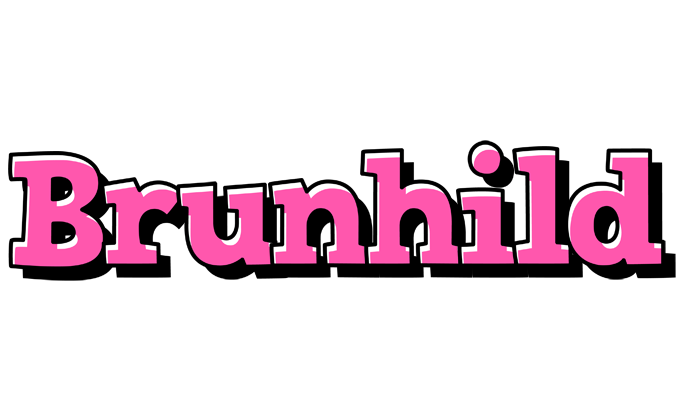 Brunhild girlish logo