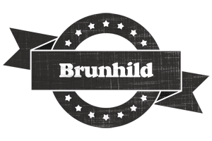 Brunhild grunge logo